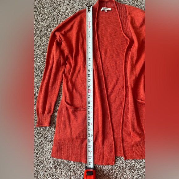 Madewell cardigan, burnt orange, size S - Picture 6 of 7
